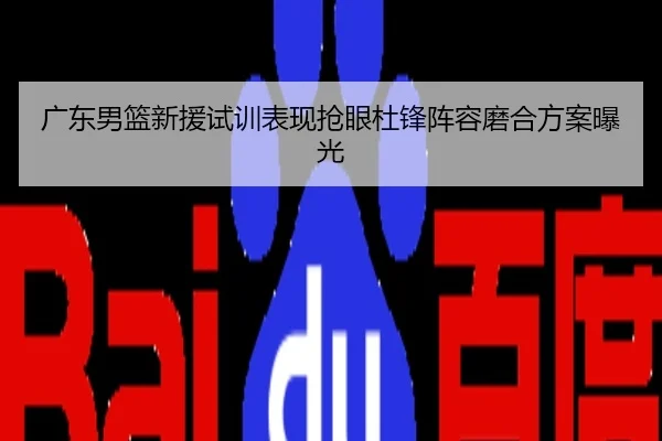 广东男篮新援试训表现抢眼杜锋阵容磨合方案曝光